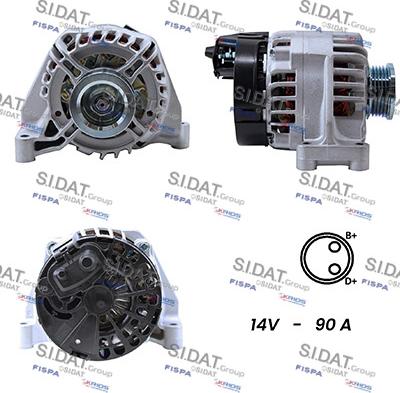 Fispa A12DE0138 - Alternator autospares.lv