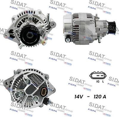 Fispa A12DE0137A2 - Alternator autospares.lv