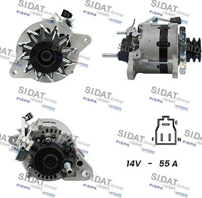 Fispa A12DE0177A2 - Alternator autospares.lv