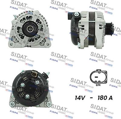 Fispa A12DE0893A2 - Alternator autospares.lv