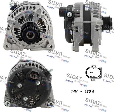 Fispa A12DE0893 - Alternator autospares.lv