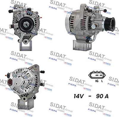 Fispa A12DE0897A2 - Alternator autospares.lv