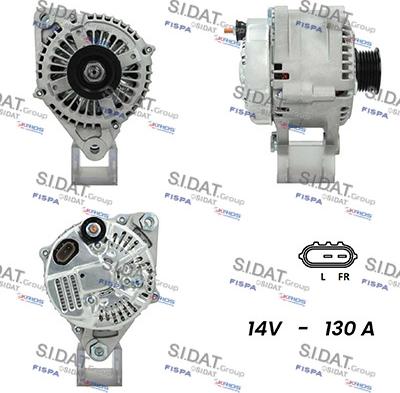 Fispa A12DE0818A2 - Alternator autospares.lv