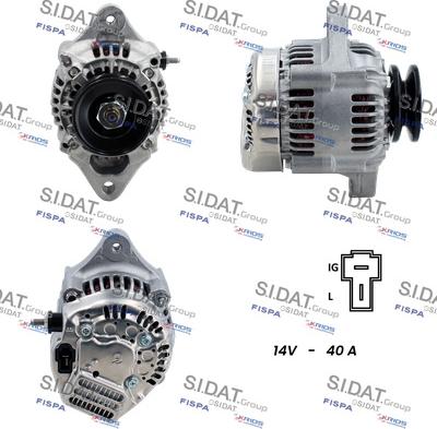 Fispa A12DE0342 - Alternator autospares.lv