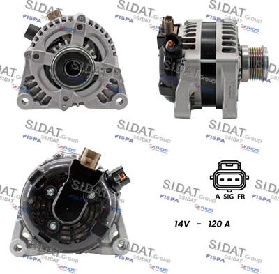 Fispa A12DE0303A2 - Alternator autospares.lv