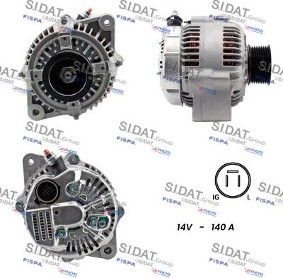 Fispa A12DE0312A2 - Alternator autospares.lv