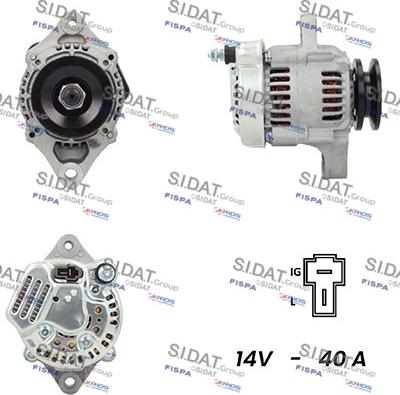 Fispa A12DE0317A2 - Alternator autospares.lv