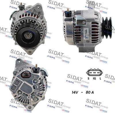 Fispa A12DE0375 - Alternator autospares.lv