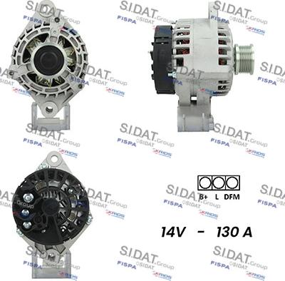 Fispa A12DE0263A2 - Alternator autospares.lv