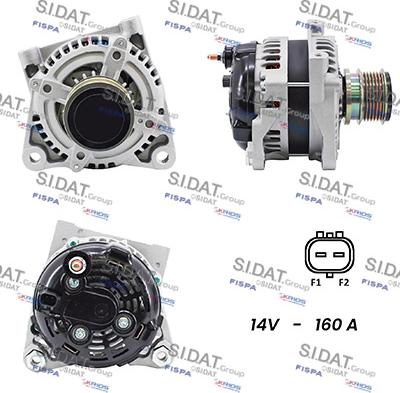 Fispa A12DE0203A2 - Alternator autospares.lv