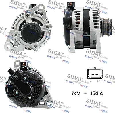 Fispa A12DE0214A2 - Alternator autospares.lv