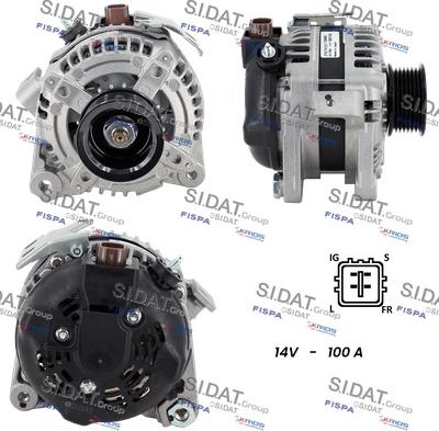 Fispa A12DE0236 - Alternator autospares.lv