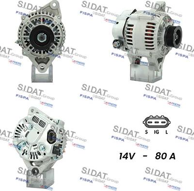 Fispa A12DE0233A2 - Alternator autospares.lv