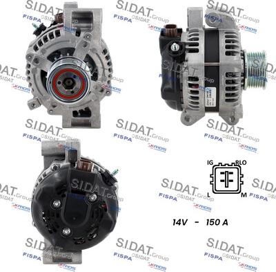 Fispa A12DE0237 - Alternator autospares.lv