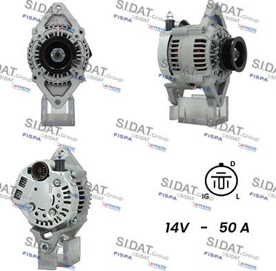 Fispa A12DE0708A2 - Alternator autospares.lv