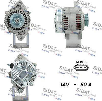 Fispa A12DE0719A2 - Alternator autospares.lv