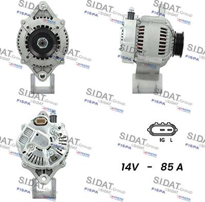 Fispa A12DE0710A2 - Alternator autospares.lv