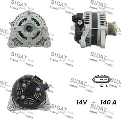 Fispa A12DE0711A2 - Alternator autospares.lv