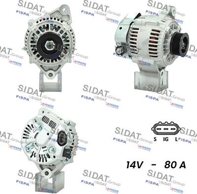 Fispa A12DE0717A2 - Alternator autospares.lv