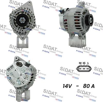 Fispa A12DE0724A2 - Alternator autospares.lv