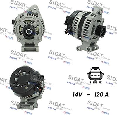 Fispa A12DE1051 - Alternator autospares.lv