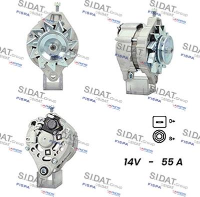 Fispa A12DE1115A2 - Alternator autospares.lv