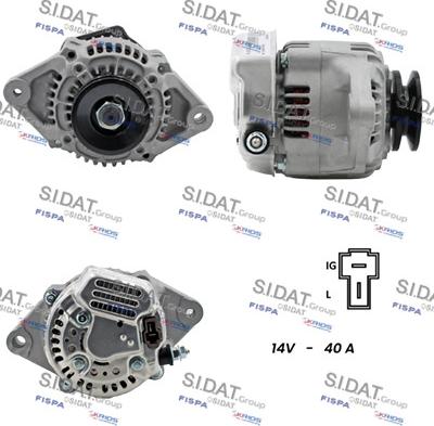 Fispa A12DE1224A2 - Alternator autospares.lv