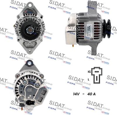 Fispa A12DE1224 - Alternator autospares.lv