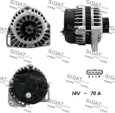 Fispa A12DR0198A2 - Alternator autospares.lv