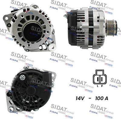 Fispa A12DR0162A2 - Alternator autospares.lv