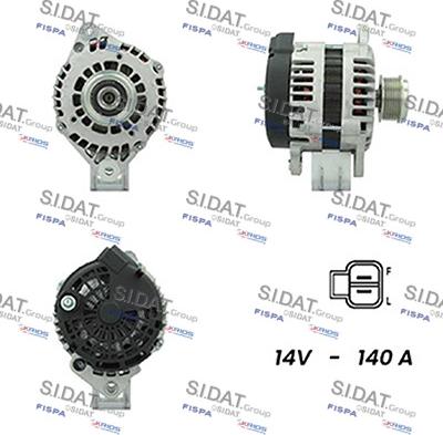 Fispa A12DR0206A2 - Alternator autospares.lv