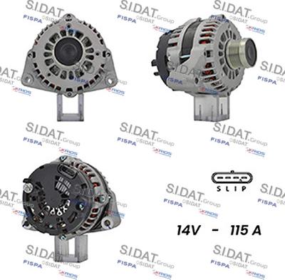 Fispa A12DR1118A2 - Alternator autospares.lv