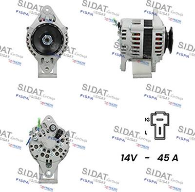 Fispa A12HT0117A2 - Alternator autospares.lv