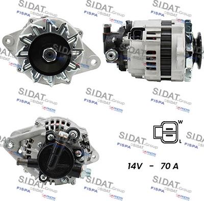 Fispa A12HT0355A2 - Alternator autospares.lv