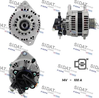 Fispa A12HT1185A2 - Alternator autospares.lv