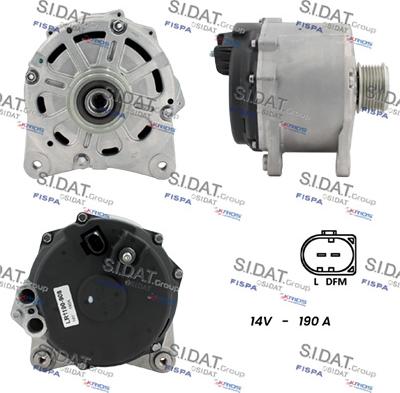 Fispa A12HT1258 - Alternator autospares.lv