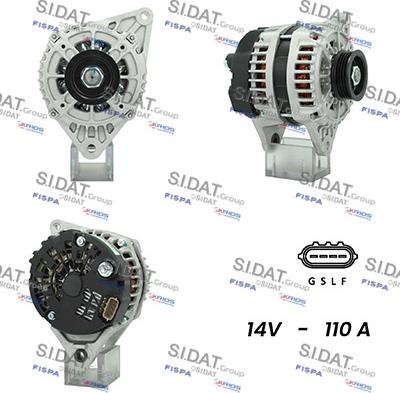 Fispa A12HY0469A2 - Alternator autospares.lv