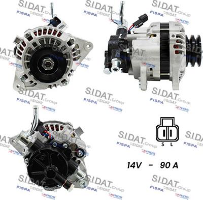 Fispa A12HY0114A2 - Alternator autospares.lv