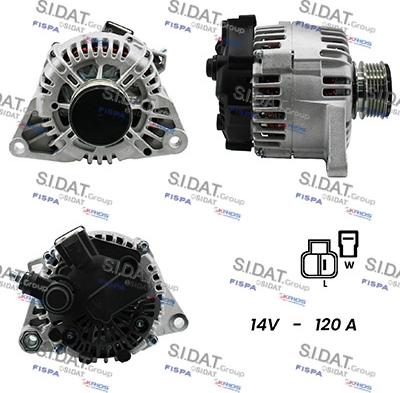 Fispa A12HY0112 - Alternator autospares.lv