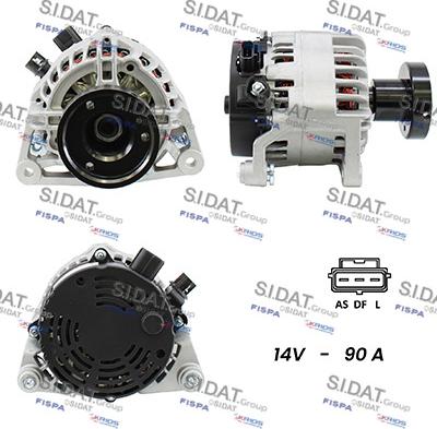 Fispa A12MA0059A2 - Alternator autospares.lv