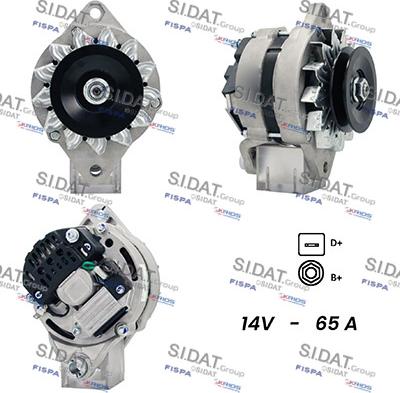 Fispa A12MA0002A2 - Alternator autospares.lv