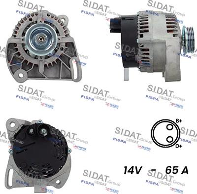 Fispa A12MA0189A2 - Alternator autospares.lv