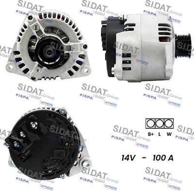 Fispa A12MA0302A2 - Alternator autospares.lv