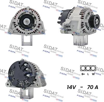 Fispa A12MA1039A2 - Alternator autospares.lv