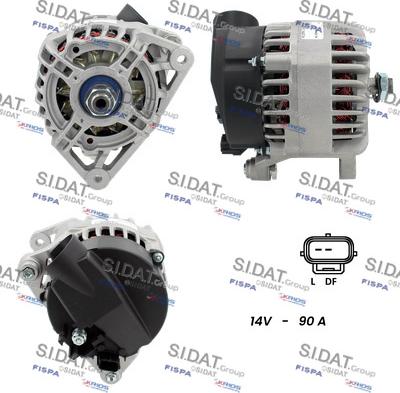 Fispa A12MA1194A2 - Alternator autospares.lv