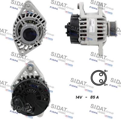 Fispa A12MA1197A2 - Alternator autospares.lv