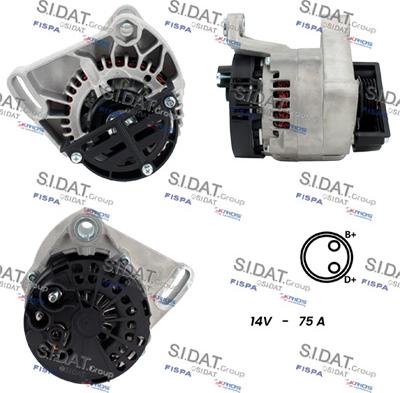 Fispa A12MA1136A2 - Alternator autospares.lv