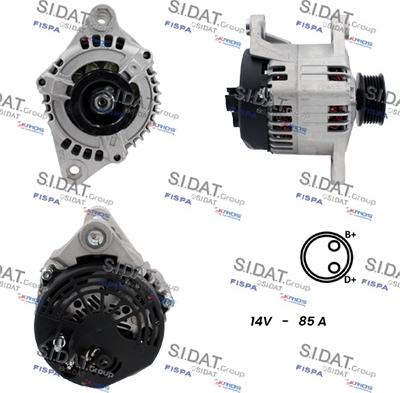 Fispa A12MA1137A2 - Alternator autospares.lv