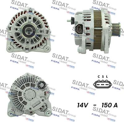 Fispa A12MH0479A2 - Alternator autospares.lv