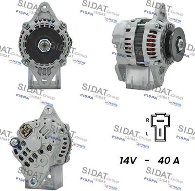 Fispa A12MH0592A2 - Alternator autospares.lv